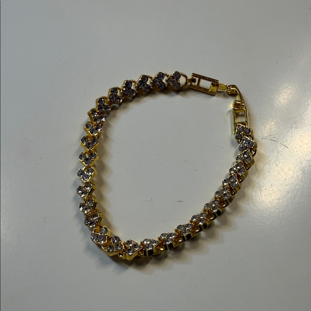 Elegant Gold and Silver Bracelet